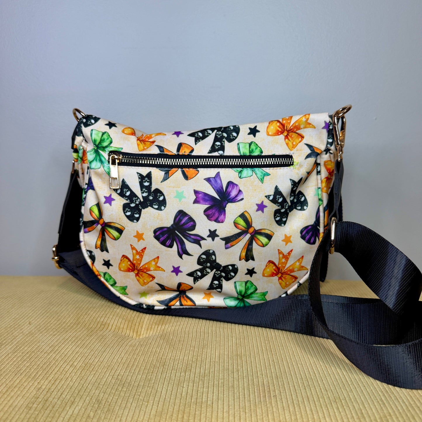 The Roni Nylon Crossbody - Halloween Fall Bows