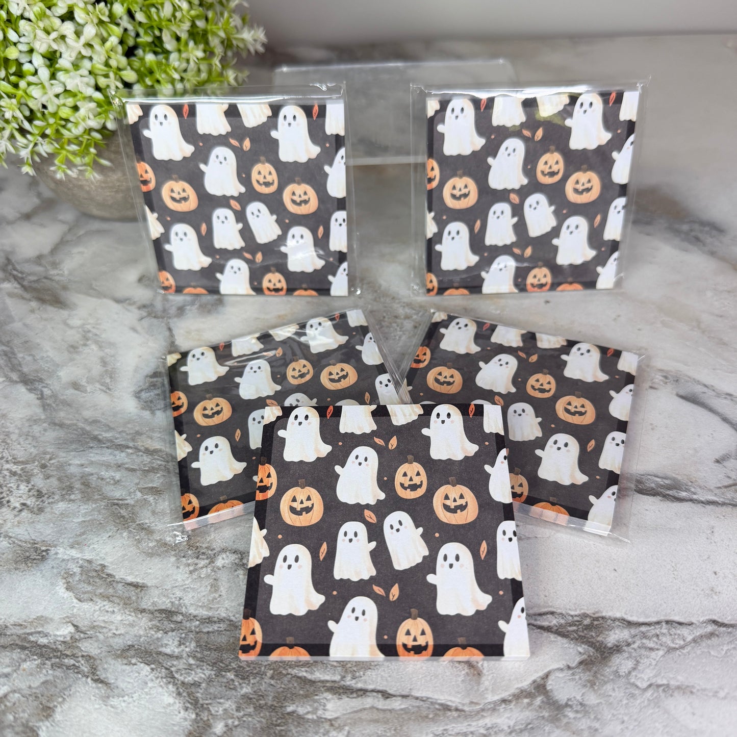 The Sticky Note Collection - Halloween Ghost & Pumpkin
