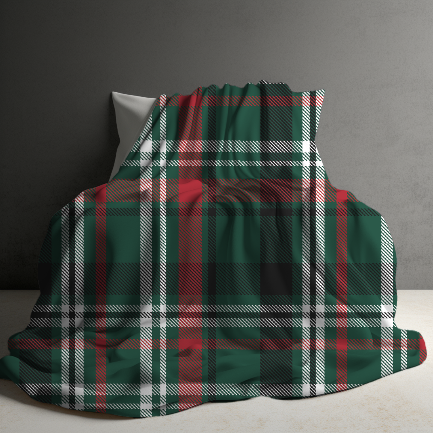 Blanket Christmas #8 - Green & Red Plaid - PREORDER