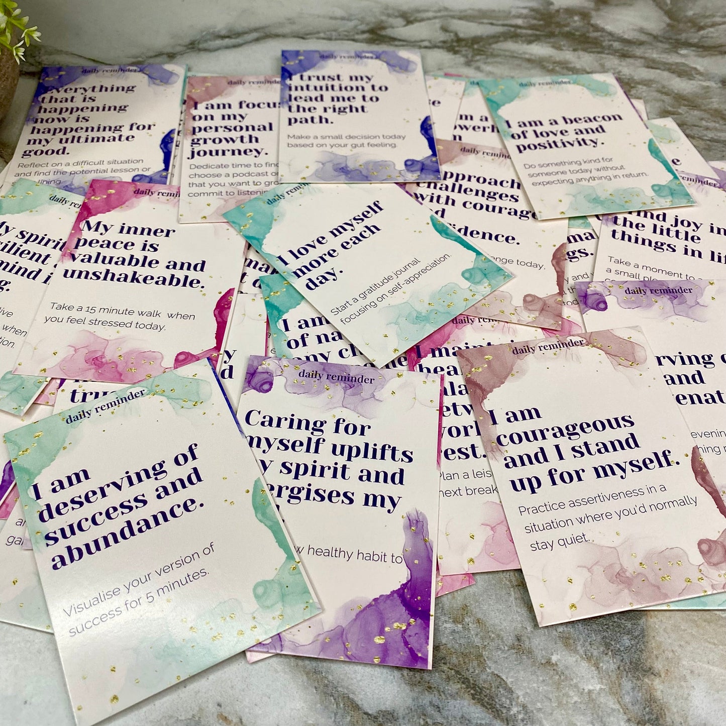 Daily Reminder Cards