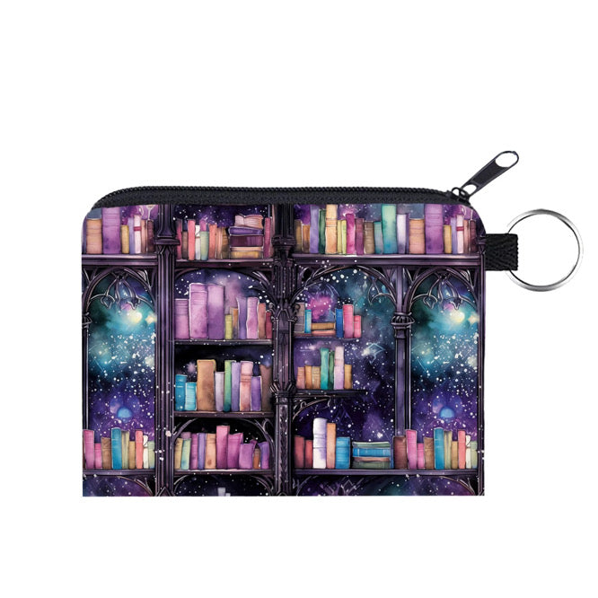 Mini Pouch - Books Window Galaxy