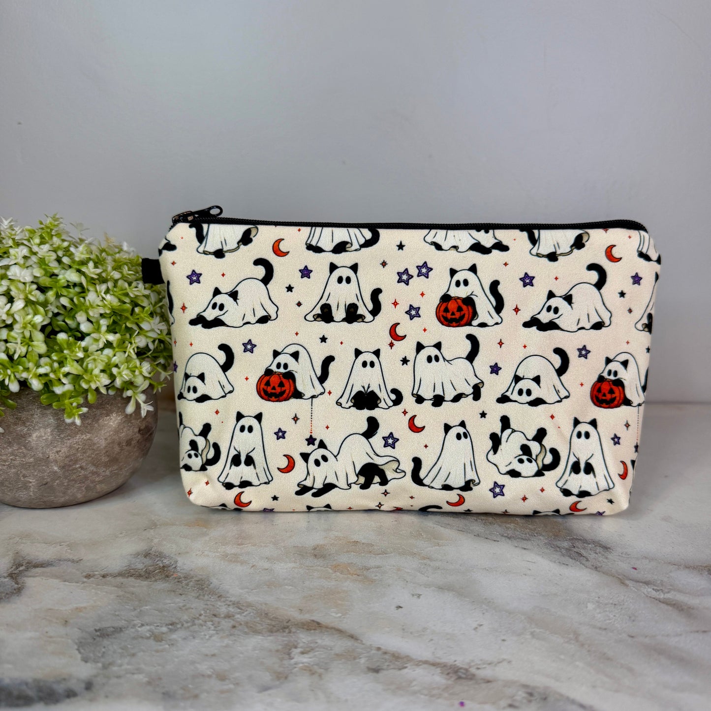 Pouch - Halloween Fall - Cat Ghosts