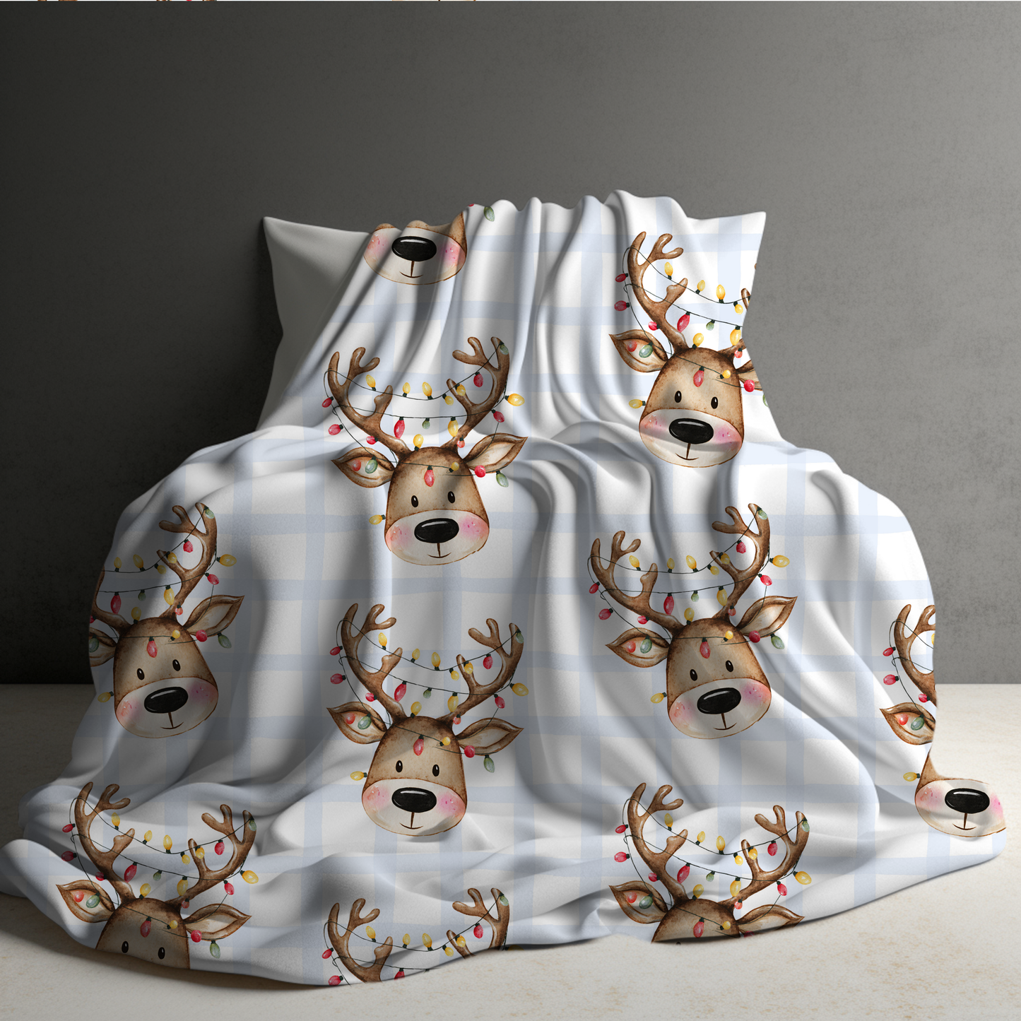 Blanket Christmas #4 - Reindeer Lights - PREORDER