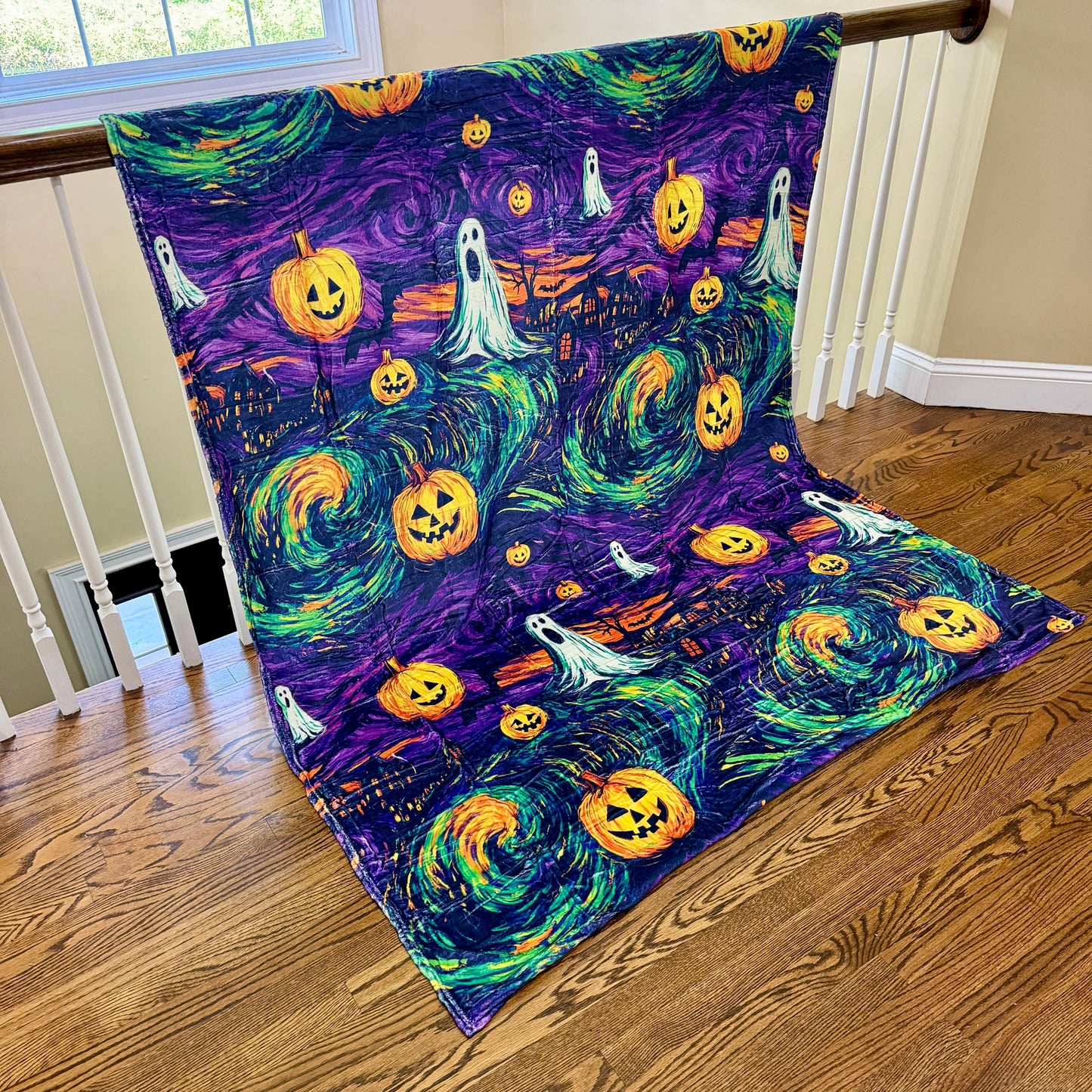 Blanket Halloween #6 - Gogh Scream