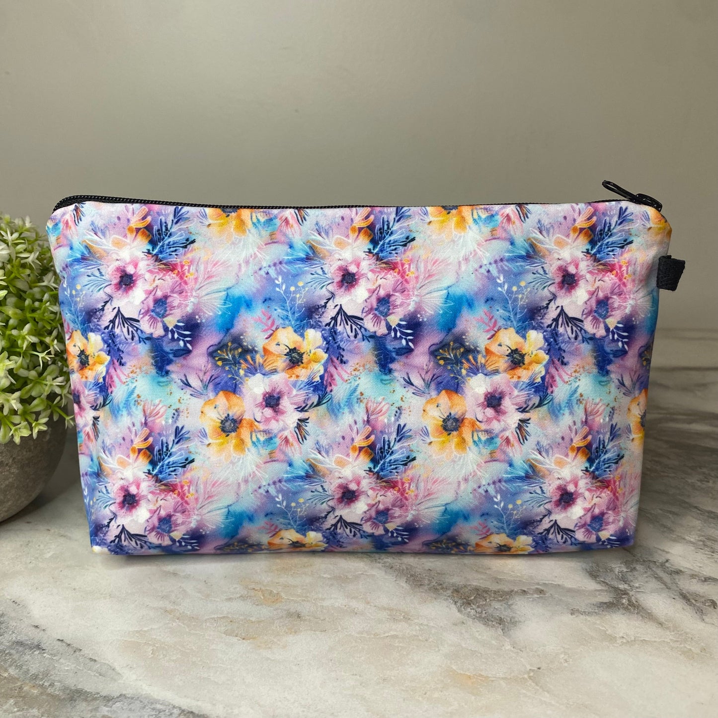Pouch - Floral Pastel Sketch