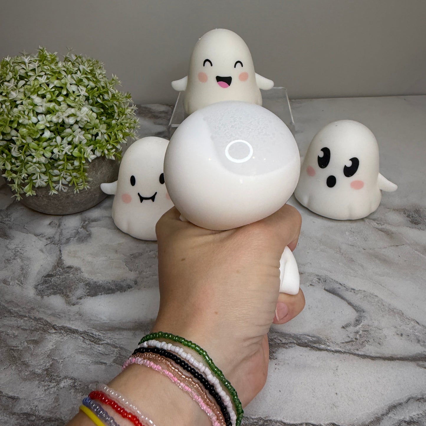Squishy Toy - Marshmallow Ghost