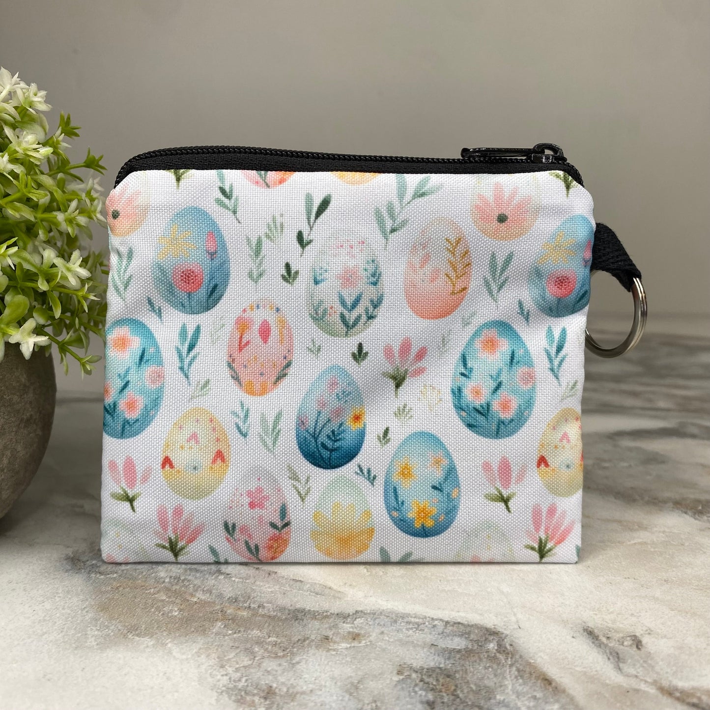 Mini Pouch - Easter - Floral Eggs