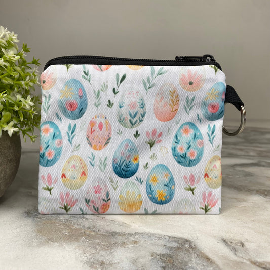 Mini Pouch - Easter - Floral Eggs