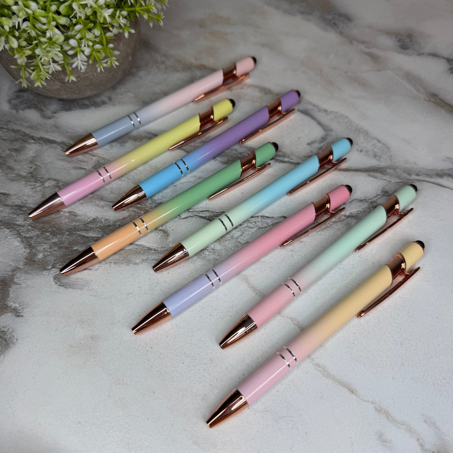 Pen and Stylus - Rose Gold Ombré