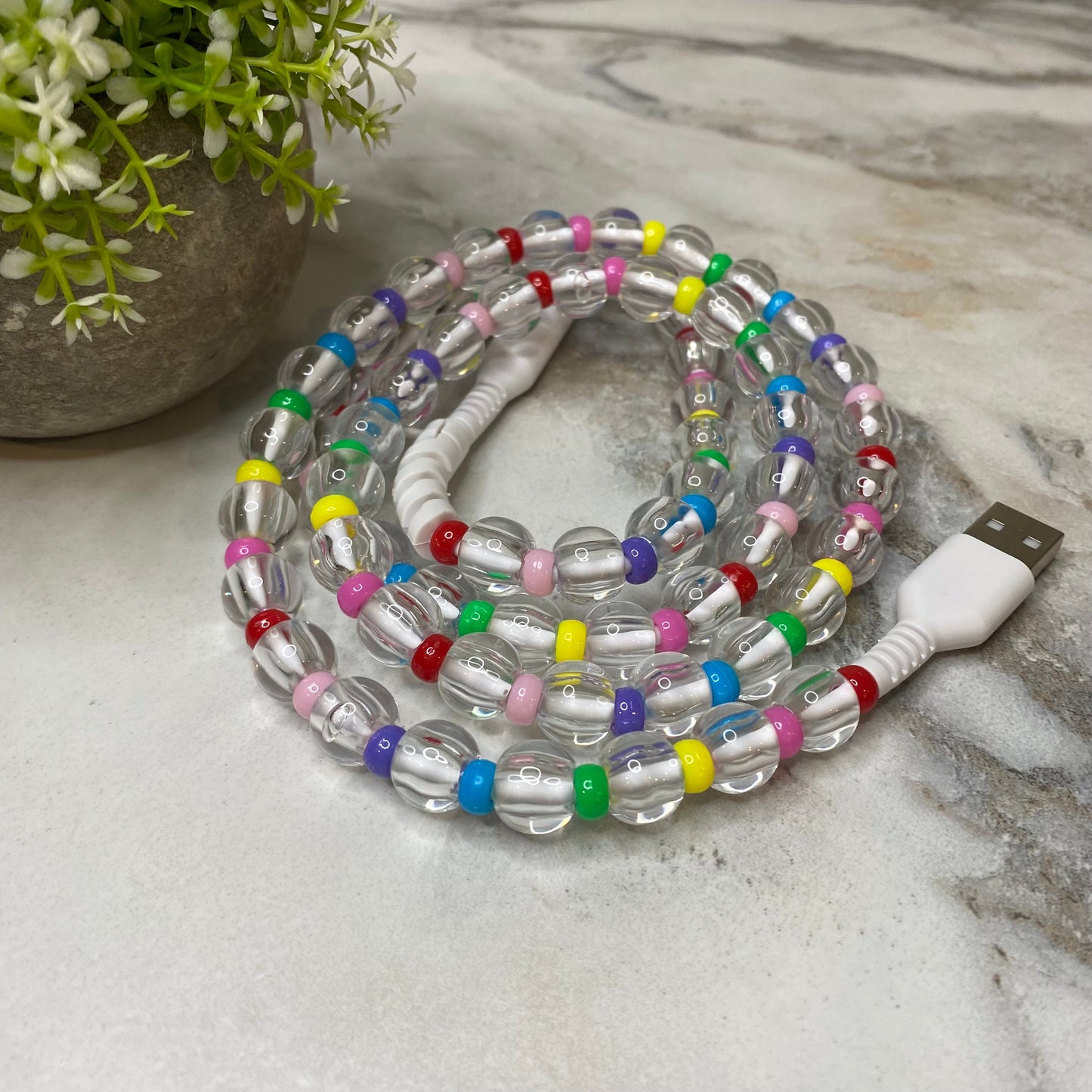 Charging Cord - Beaded #2