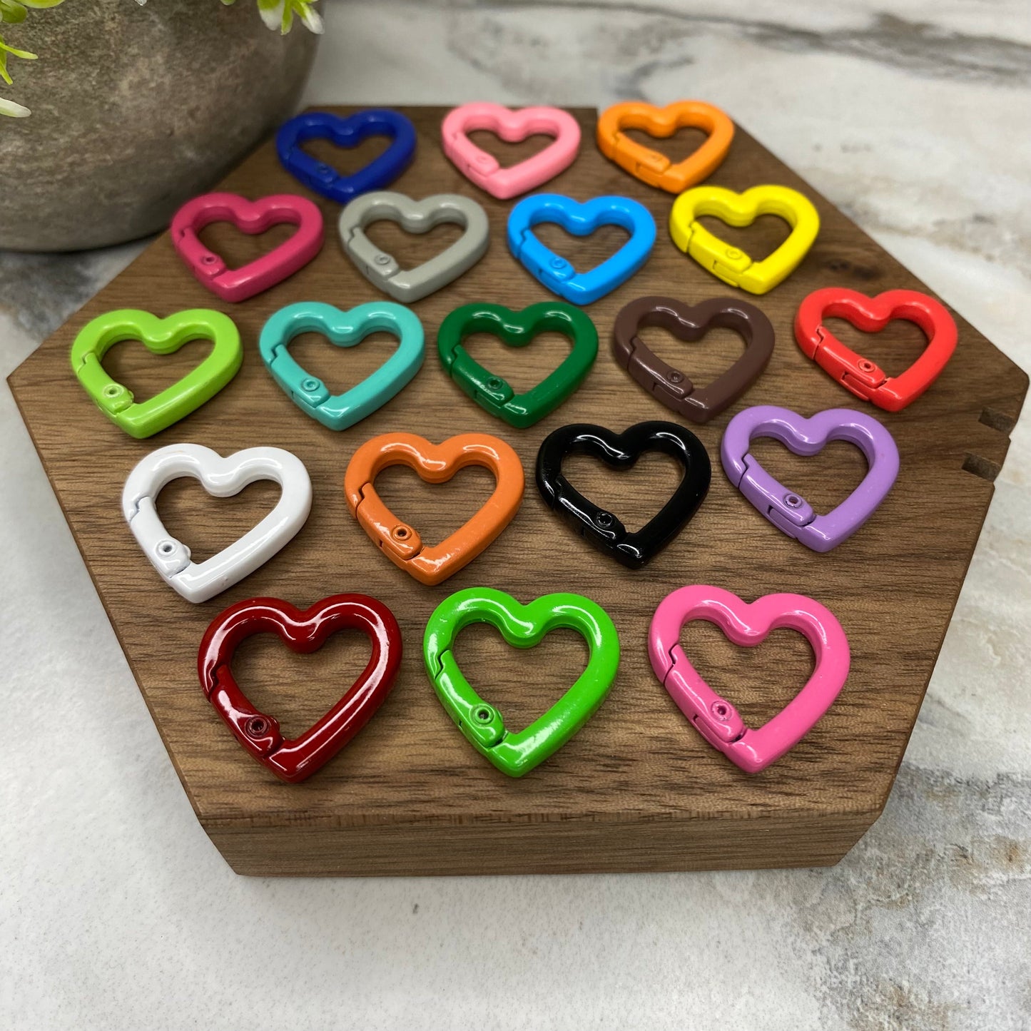 Keychain Ring Clasp - Heart