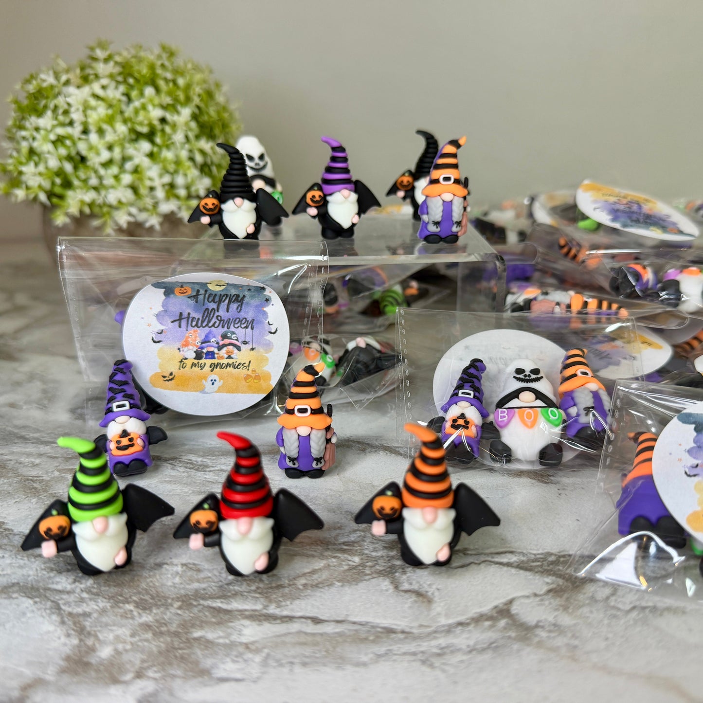 Gnome Figurines  - Halloween Assortment (3 pack) - 20% off Sticker