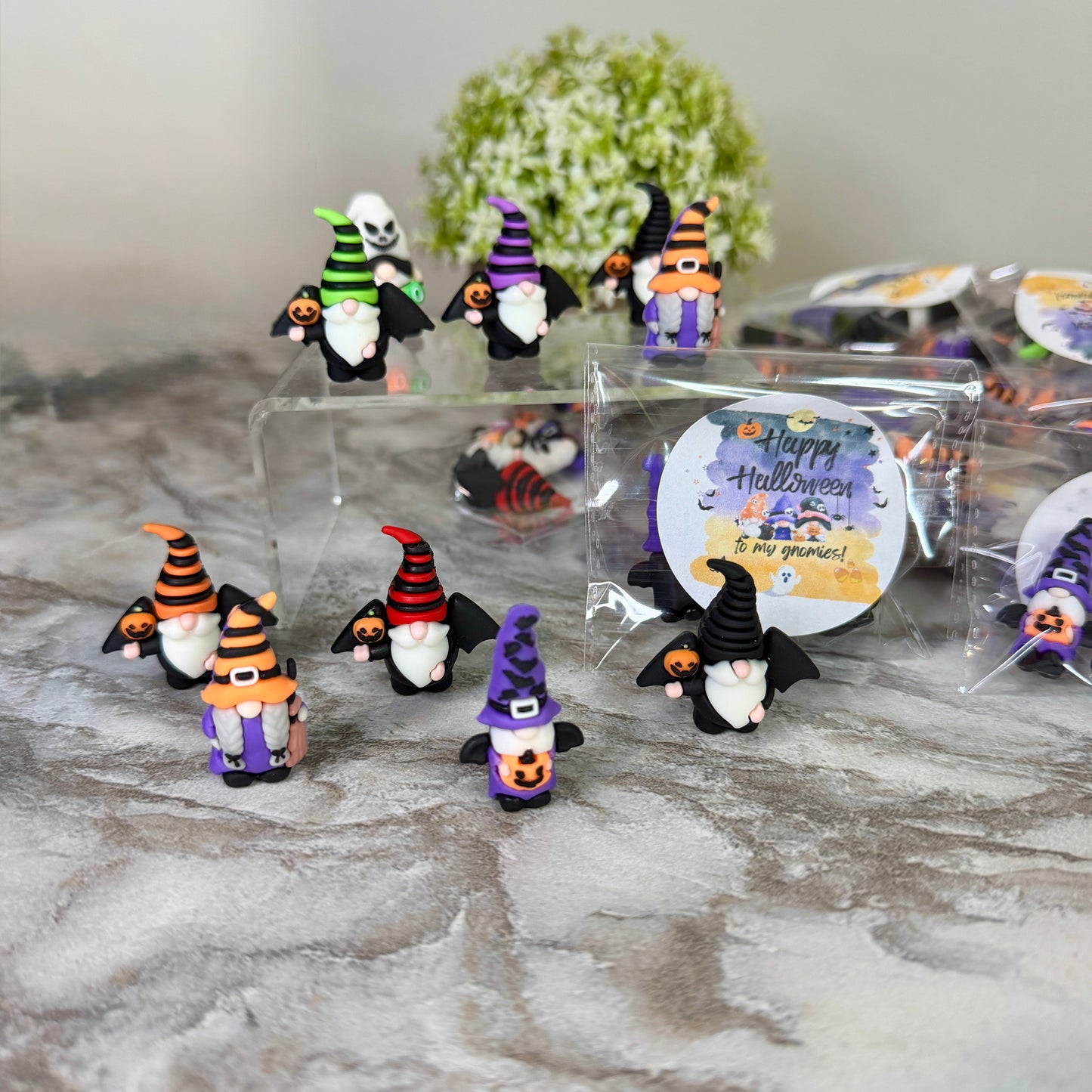 Gnome Figurines  - Halloween Assortment (3 pack) - 20% off Sticker