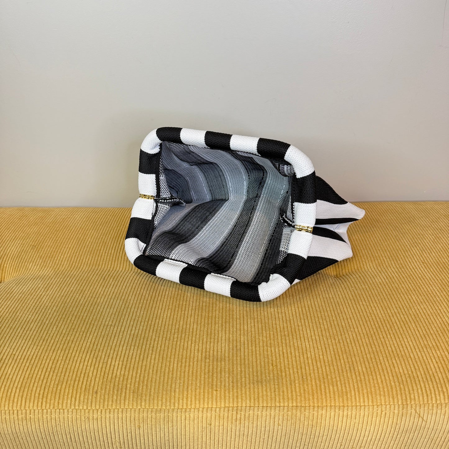 Emma Travel Clutch - Stripes + Chevron