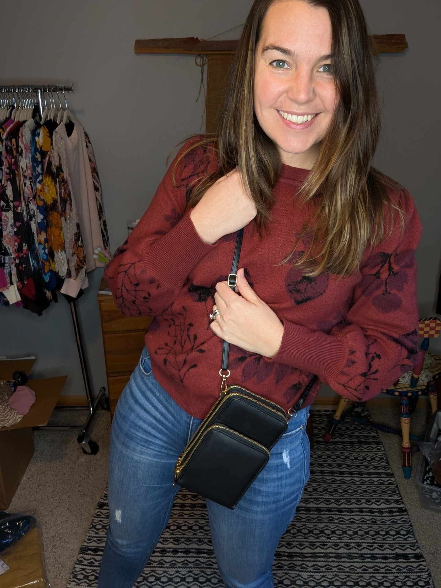 Ivy Crossbody Wallet + Purse - Grey