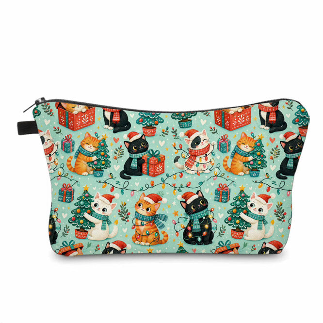 Pouch - Christmas Winter - Cats & Lights