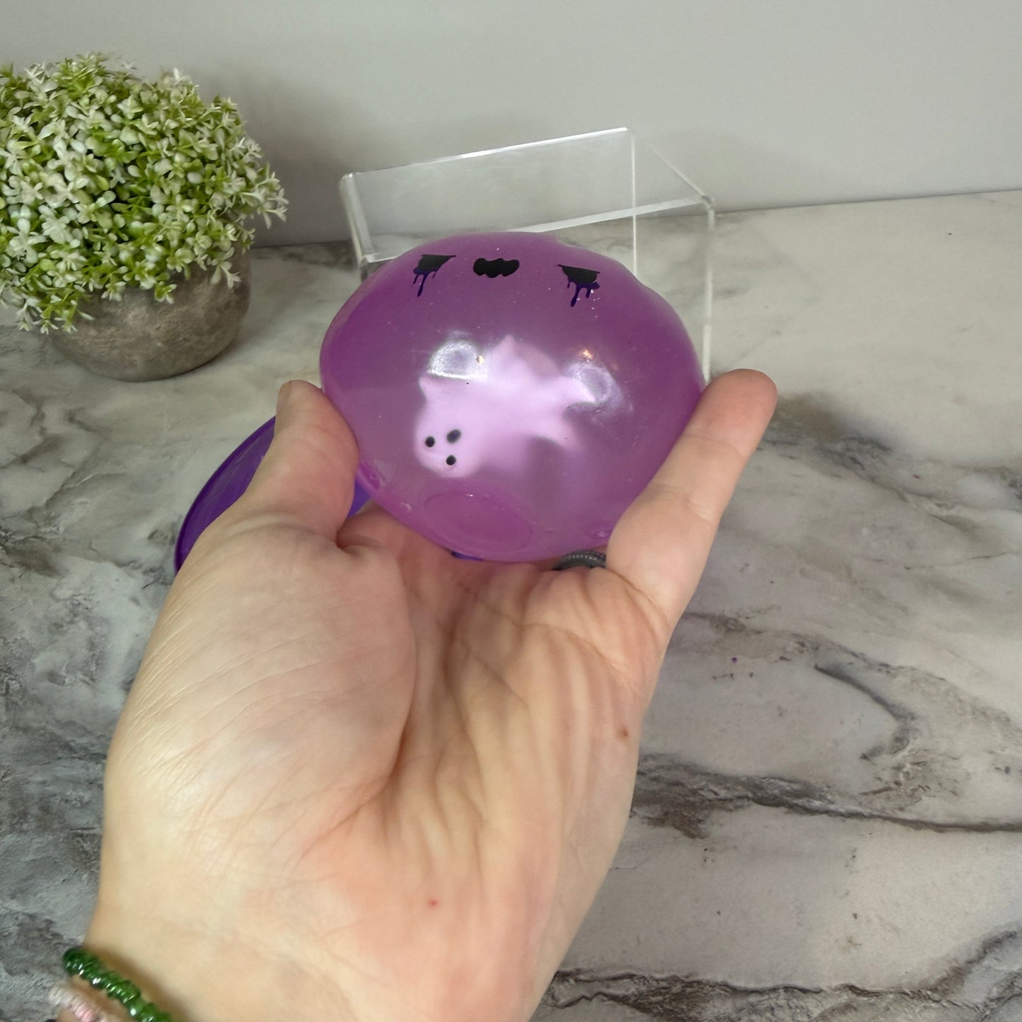 Squishy Toy - Halloween Dumpling, Ghost Charm