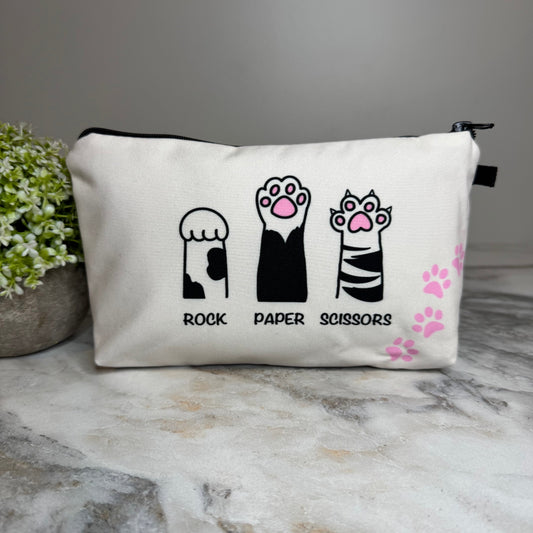 Pouch - Cat, Rock Paper Scissors