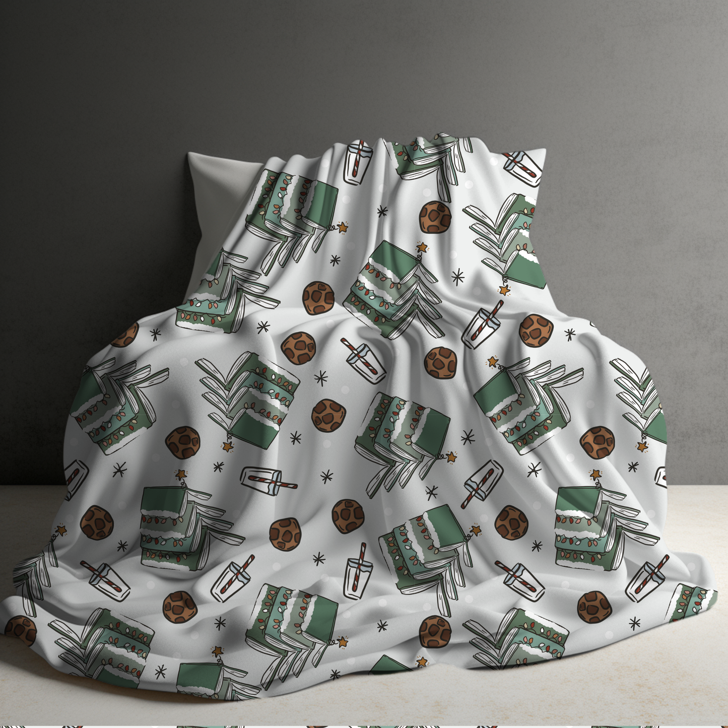 Blanket Christmas #29 - Books, Milk, & Cookies - PREORDER