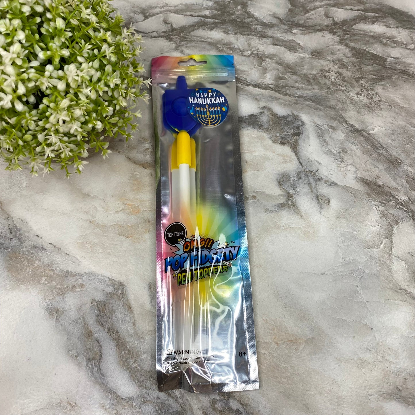 Pen - OMG Pop Fidgety Hanukkah Dreidel Pen  + Topper