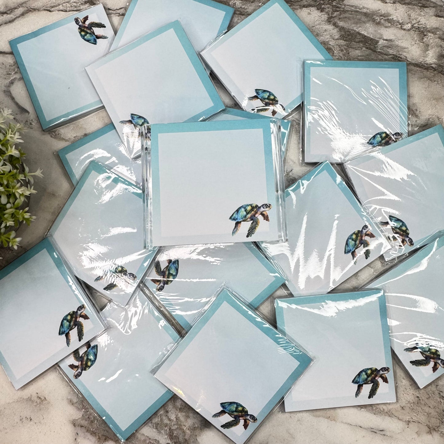 Turtle Sticky Note Shape The Sticky Note Collection - Sea Turtle – Willow & Heart