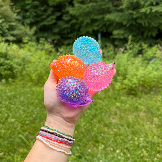 Squishy Toy - Glitter Hedgehog