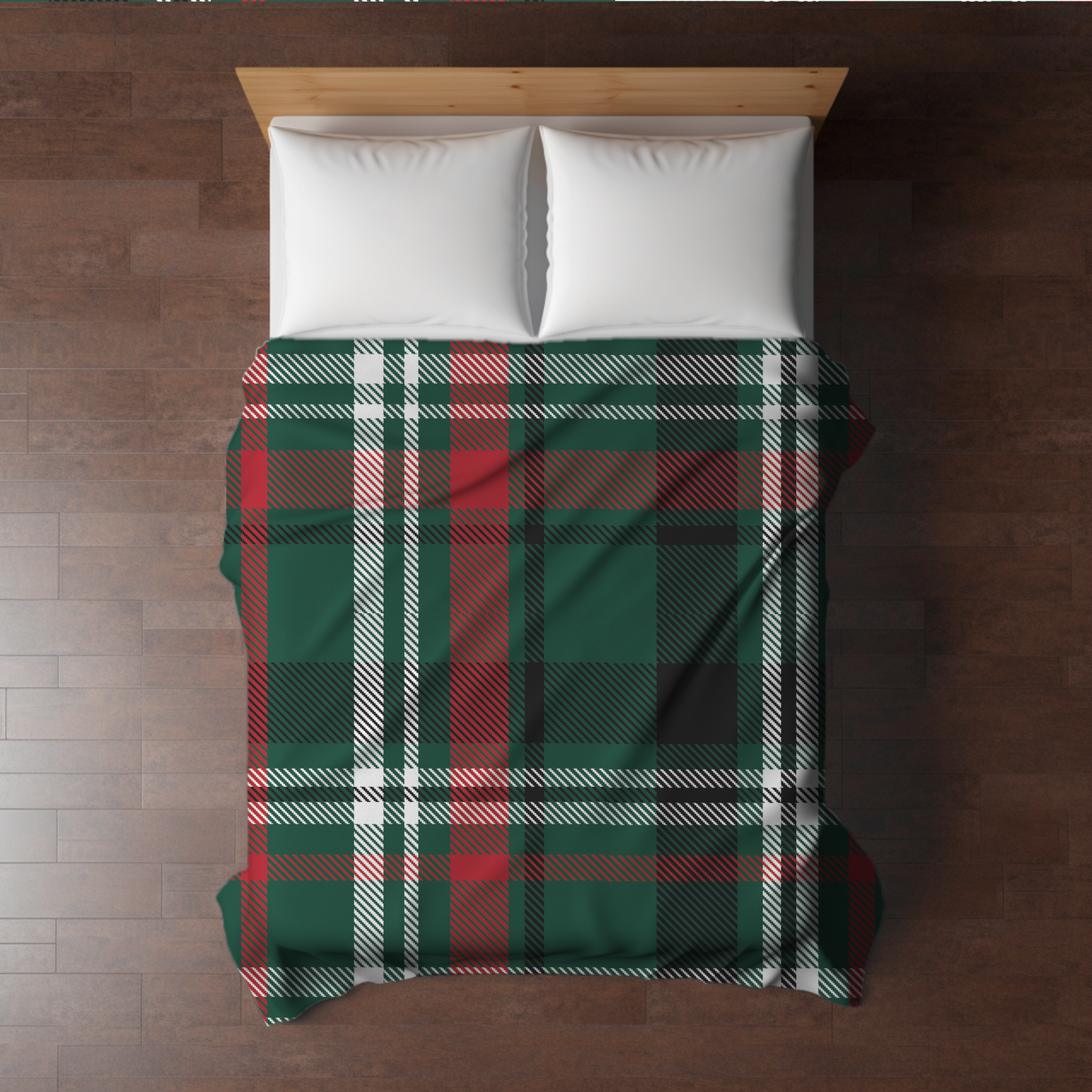 Blanket Christmas #8 - Green & Red Plaid - PREORDER