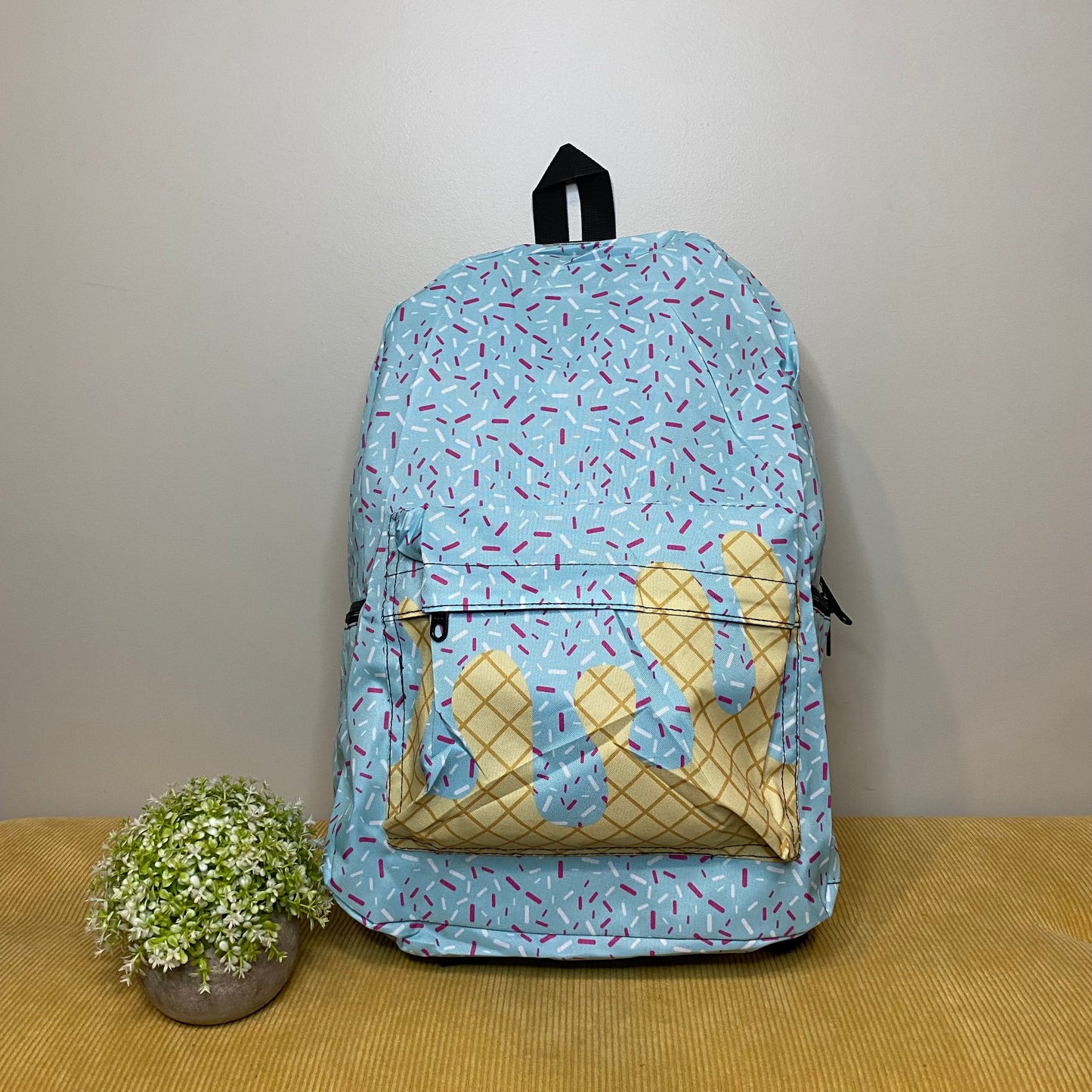Ice Cream Drip Full Size Backpack