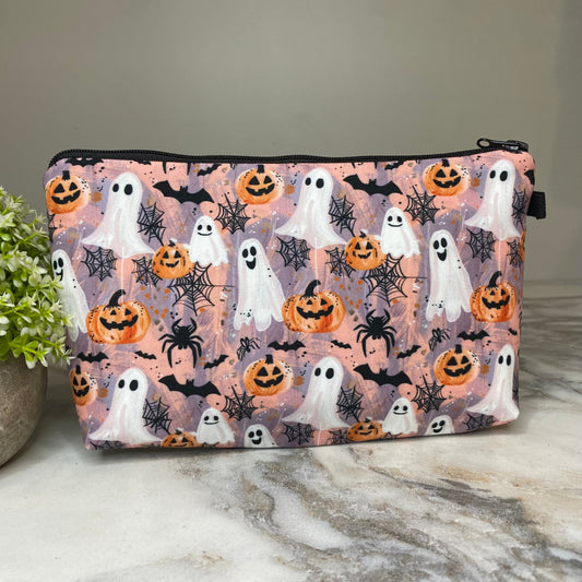 Pouch - Halloween - Ghost + Pumpkin