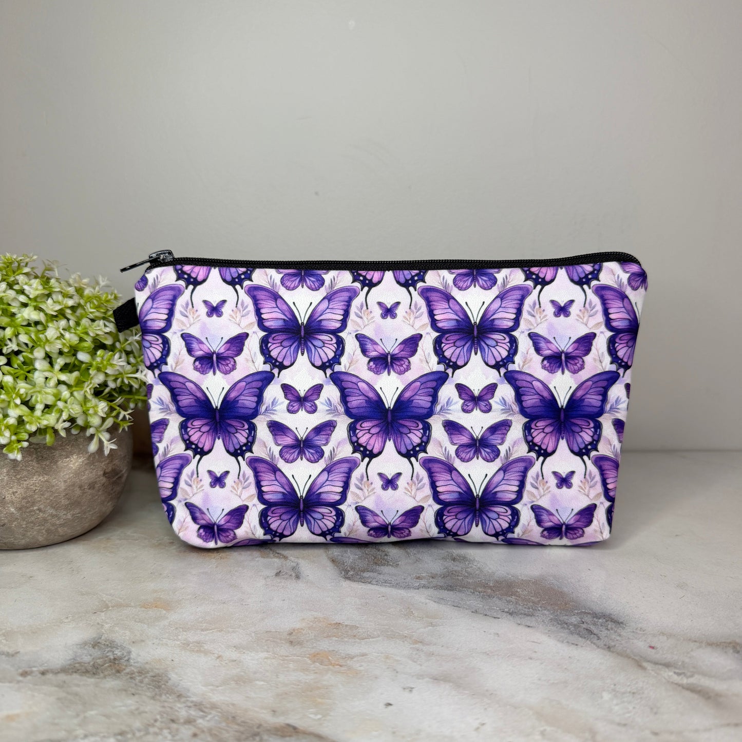 Pouch - Butterfly Purple
