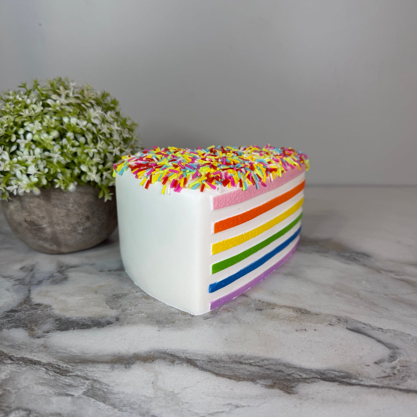 Squishy Toy - Rainbow Cake