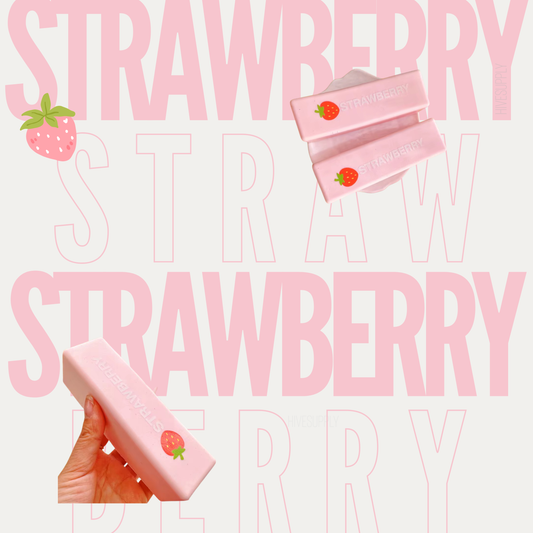 Stress Squishy Toy - Strawberry Rectangle - PREORDER