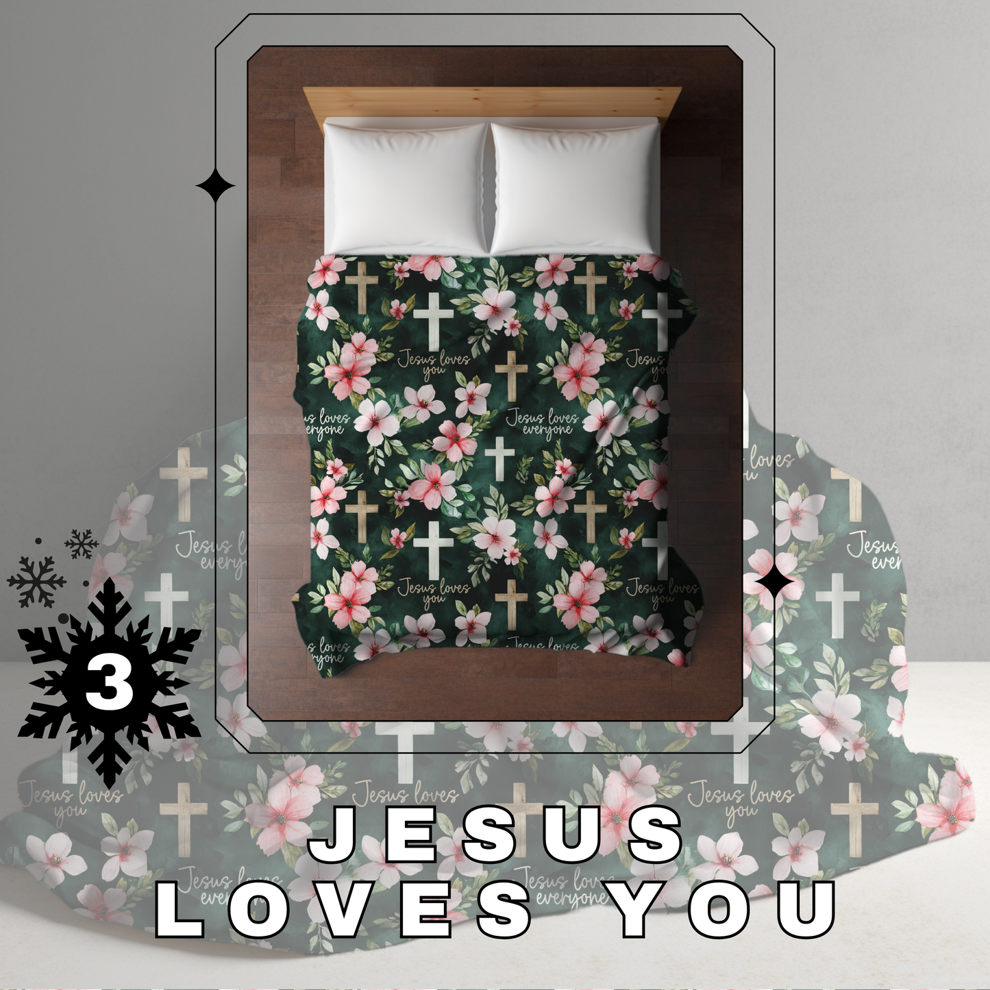 Blanket Christmas #3 - Jesus Loves You - PREORDER