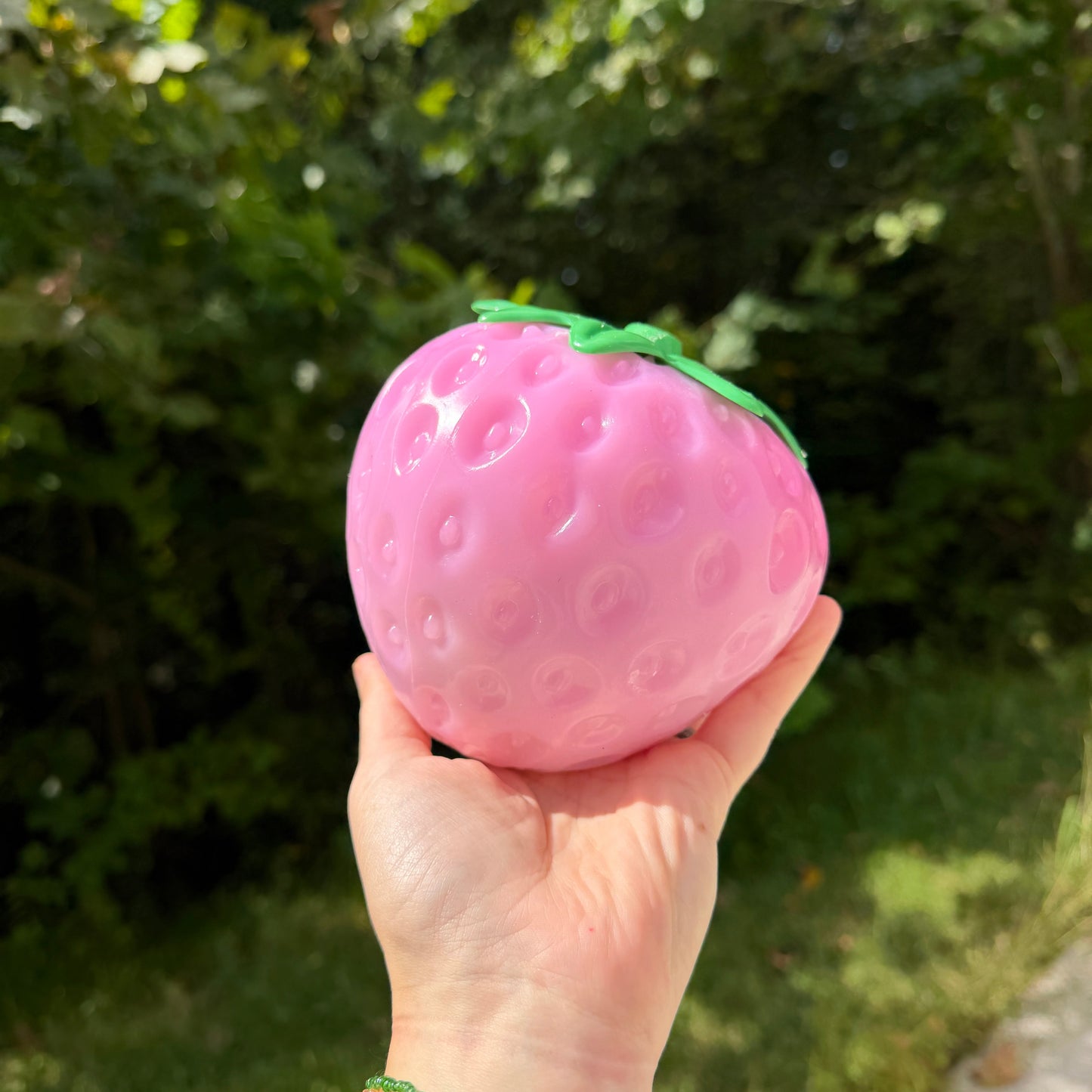 Squishy Toy - Color Changing Strawberry Dough, Jumbo