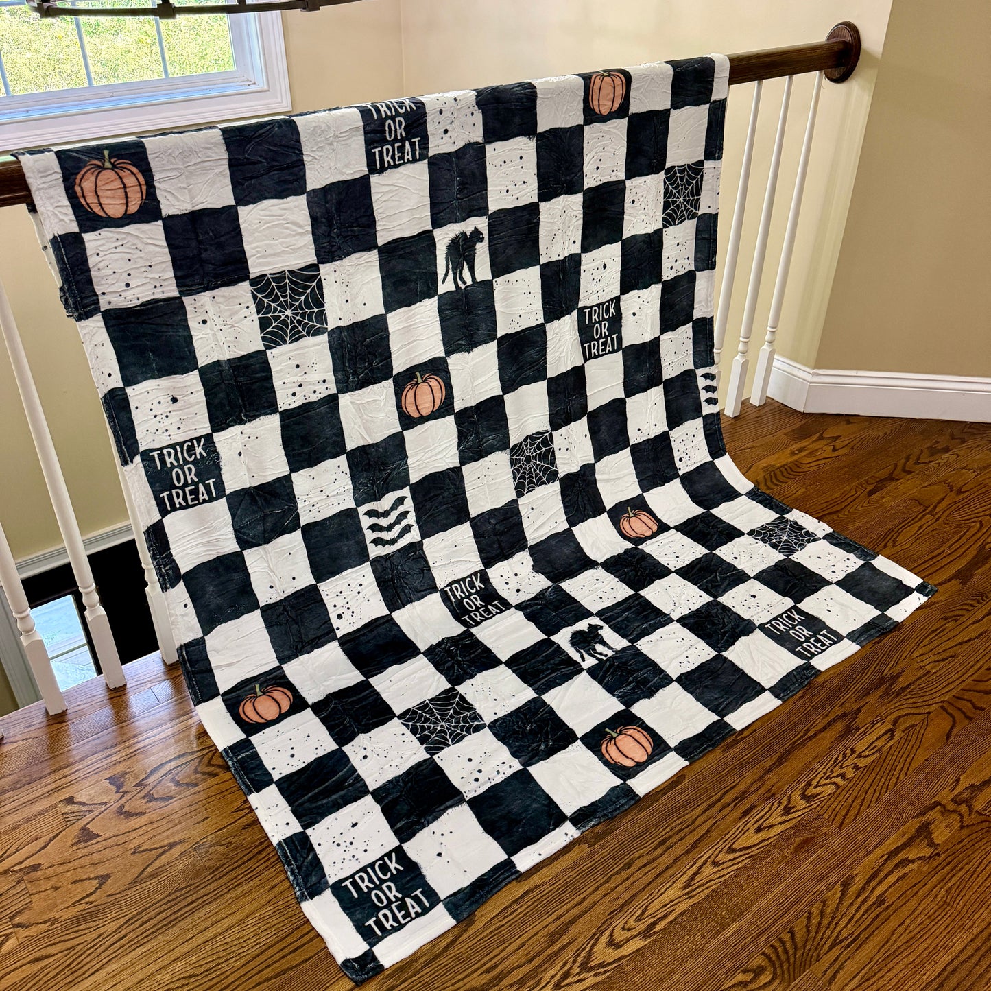 Blanket Halloween #5 - Checkered Halloween