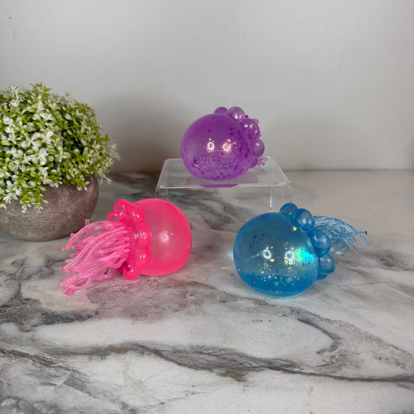 Squishy Toy - Glitter Jellyfish