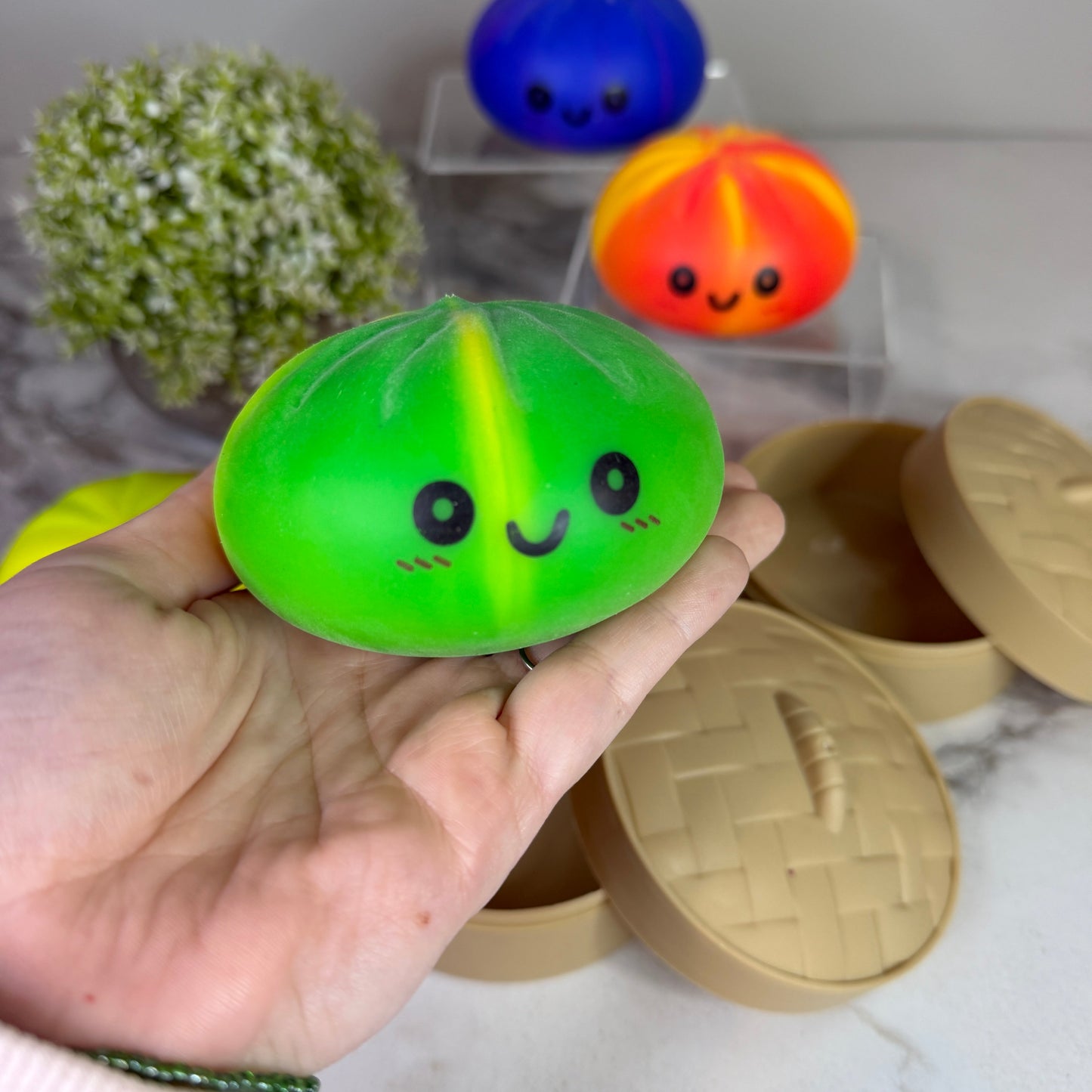 Squishy Toy - Viral Dumpling, Tie Dye 2