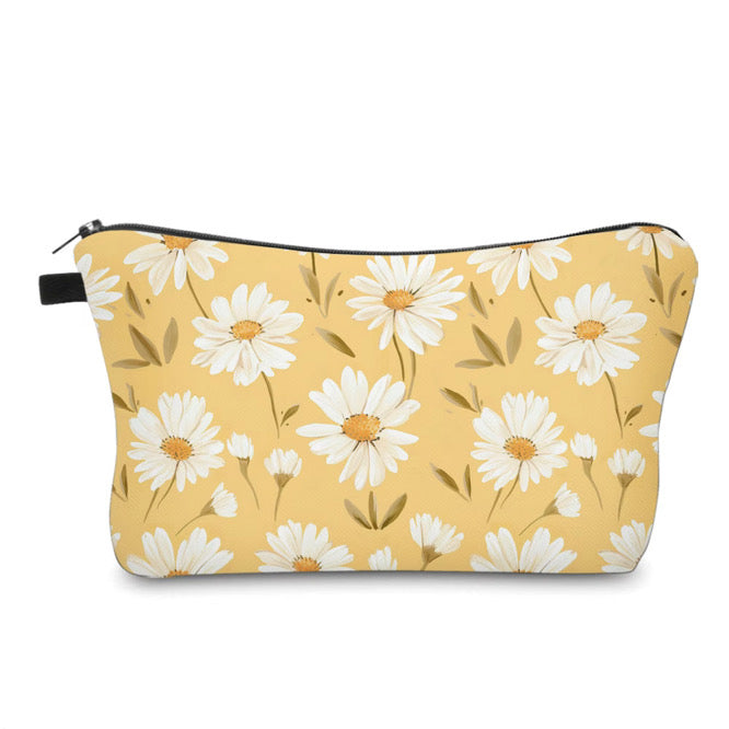 Pouch - Daisies on Yellow