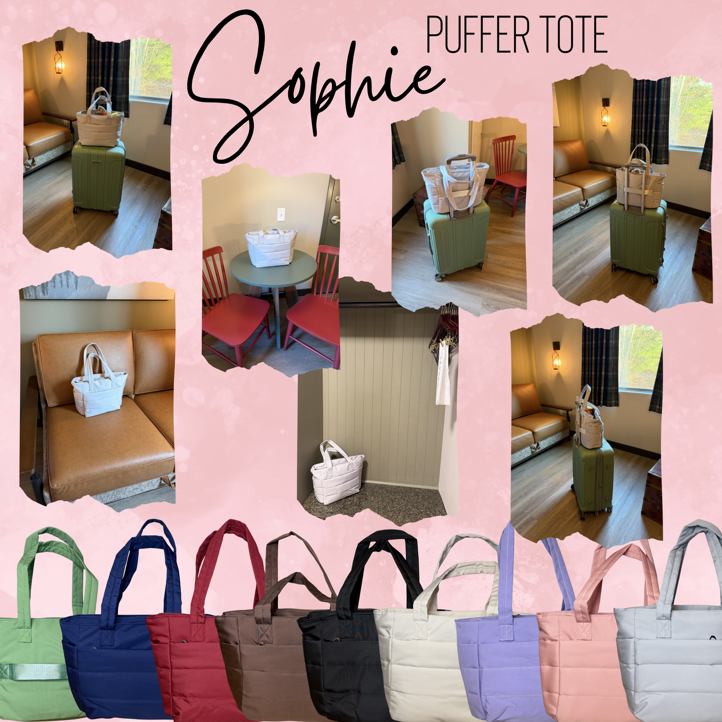 Sophie - Puffer Tote
