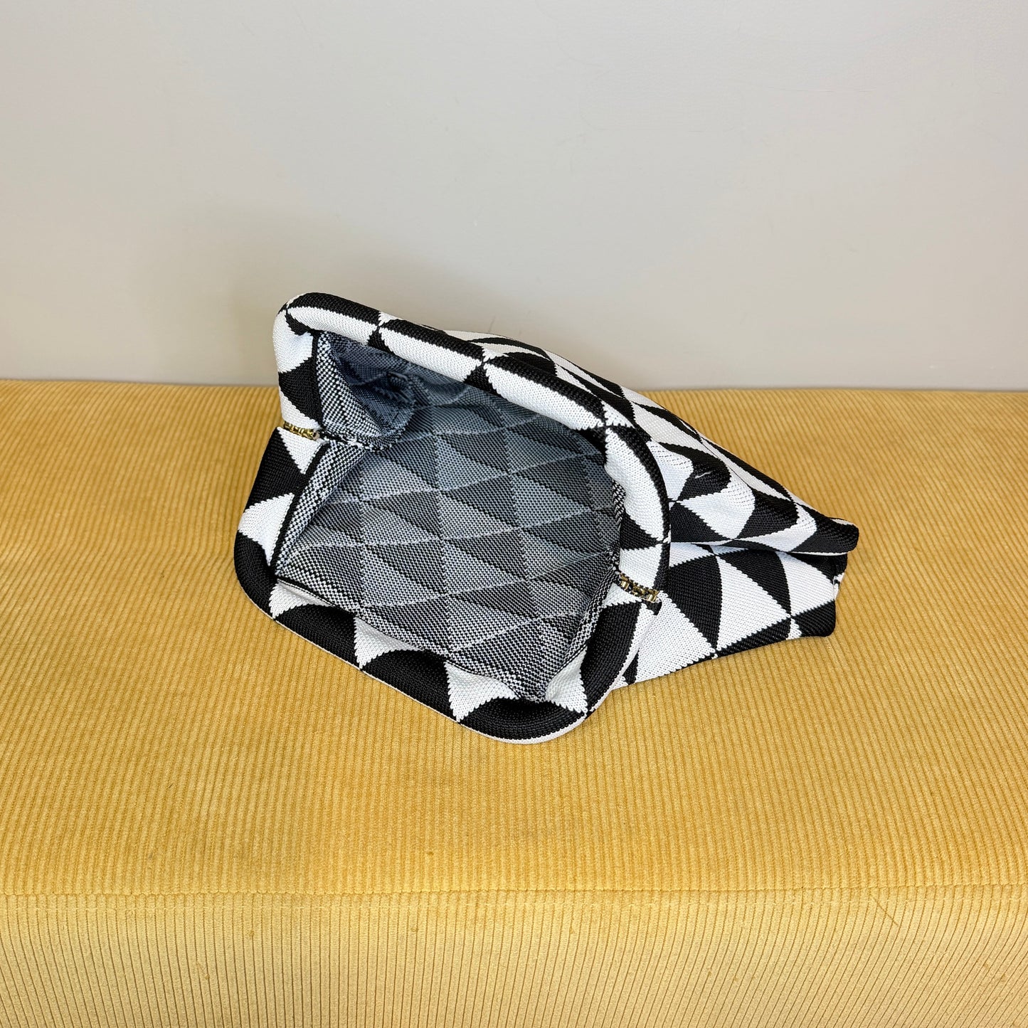 Emma Travel Clutch - Stripes + Chevron