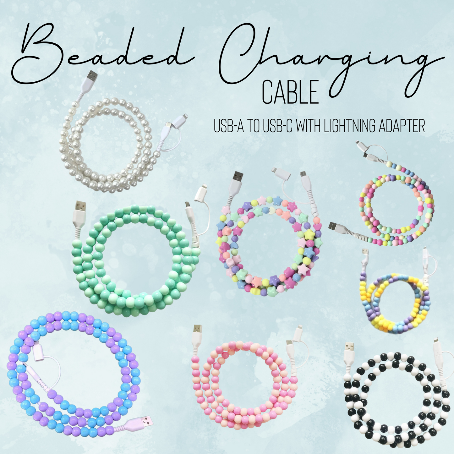 Charging Cord - Beaded #1
