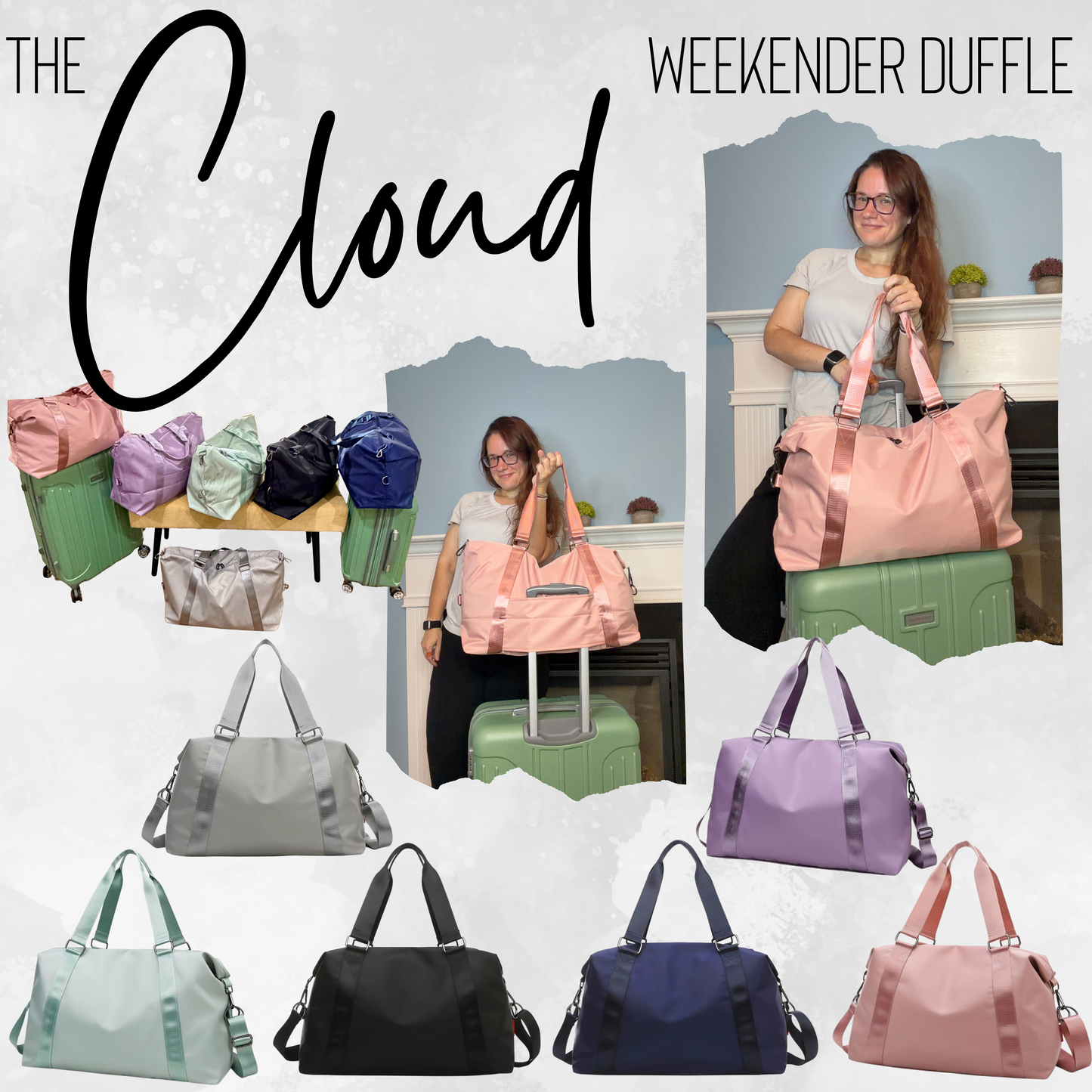 The Cloud Weekender Overnight Duffle - Solids